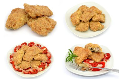 marinated fish fried with paprika