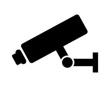 Beyaz arkaplanda endüstriyel kamera simgesi