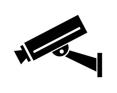 Beyaz arkaplanda endüstriyel kamera simgesi