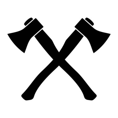 Beyaz arkaplanda eksen simgesi