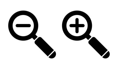magnifier icon zoom in and out