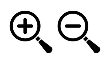 magnifier icon zoom in and out