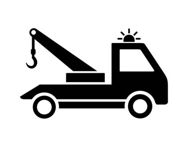 car auto assistance icon on white background