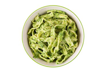 ıspanaklı makarna.