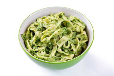 ıspanaklı makarna.