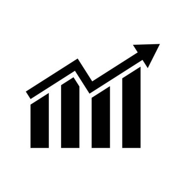 Beyaz arka planda yalıtılmış grafik simgesi