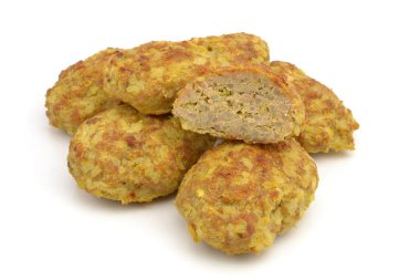 Pirinç ve lahana dilimlenmiş pirzola