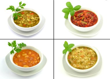 farklı yemek takımları