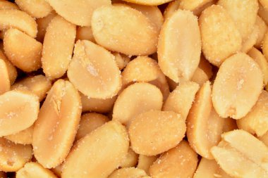 salted peanuts, background from peanuts