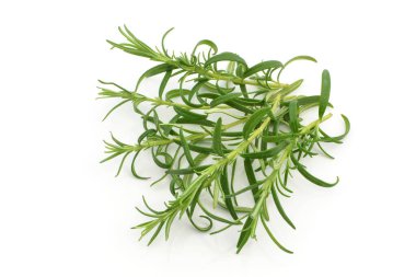 Beyaz arkaplanda biberiye