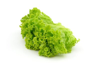 Beyaz arkaplanda marul izole