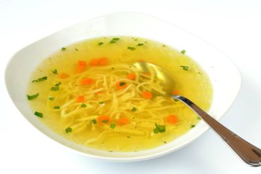 Erişte ve havuçlu çorba.