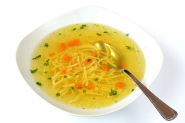 Erişte ve havuçlu çorba.