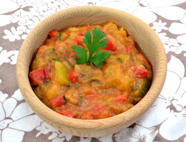 zucchini dish in a bowl