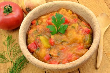zucchini dish in a bowl
