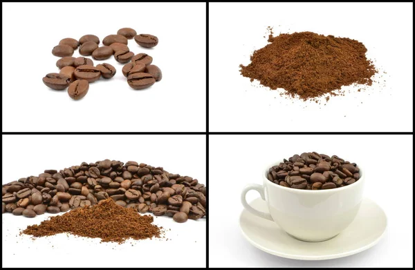 coffee on a white background