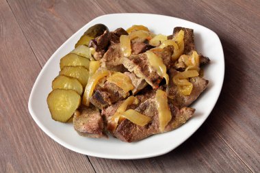 pork liver with onion