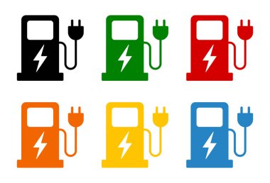 elektrik araç şarj simgesi, dağıtımcı