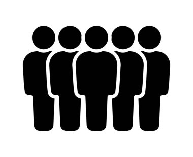 Sembol, insan ikonu. Vektör grafikleri.