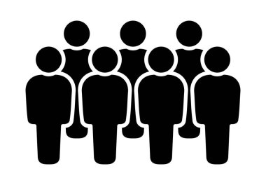 Sembol, insan ikonu. Vektör grafikleri.