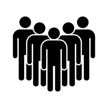 Sembol, insan ikonu. Vektör grafikleri.