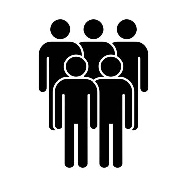 Sembol, insan ikonu. Vektör grafikleri.