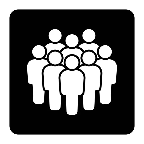Symbol People Icon Vector File — Stock Vector