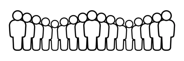 Símbolo Icono Gente Gráficos Vectoriales — Vector de stock