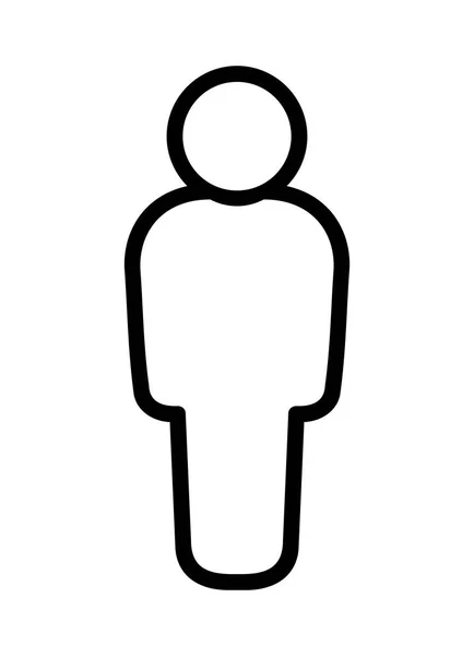 Символ Людська Ікона Векторна Графіка — стоковий вектор