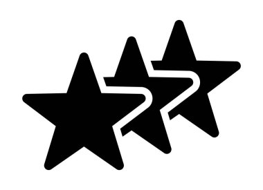 stars icons on white background clipart