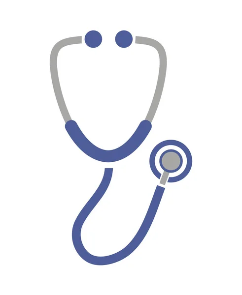 Stethoscope Icon White Background — Stock Vector