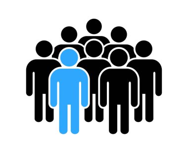 Sembol, insan ikonu. vektör dosyası.