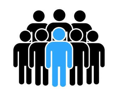 Sembol, insan ikonu. vektör dosyası.