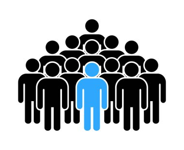 Sembol, insan ikonu. vektör dosyası.