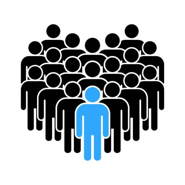 Sembol, insan ikonu. vektör dosyası.