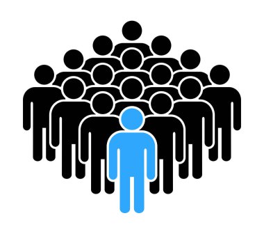 Sembol, insan ikonu. vektör dosyası.