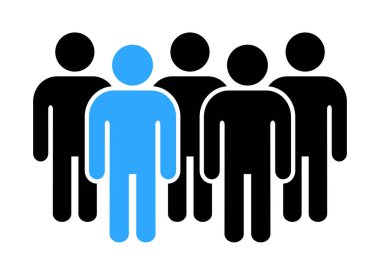 Sembol, insan ikonu. vektör dosyası.