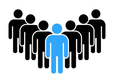 Sembol, insan ikonu. vektör dosyası.