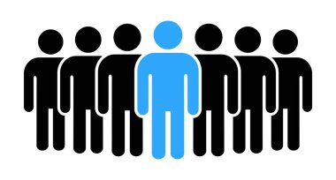 Sembol, insan ikonu. vektör dosyası.