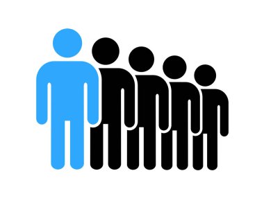 Sembol, insan ikonu. vektör dosyası.