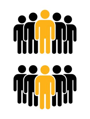 Sembol, insan ikonu. vektör dosyası.