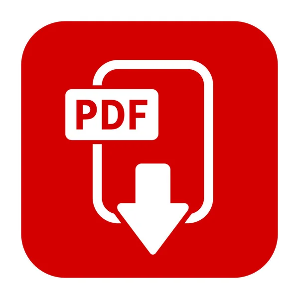 Icône Fichier Pdf Illustration Vectorielle — Image vectorielle