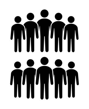 Sembol, insan ikonu. vektör dosyası.