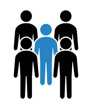 Sembol, insan ikonu. vektör dosyası.