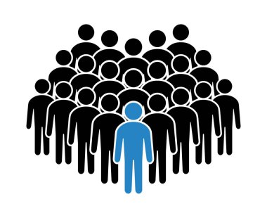 Sembol, insan ikonu. vektör dosyası.