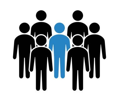 Sembol, insan ikonu. vektör dosyası.