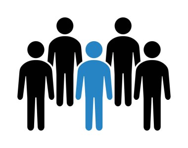 Sembol, insan ikonu. vektör dosyası.