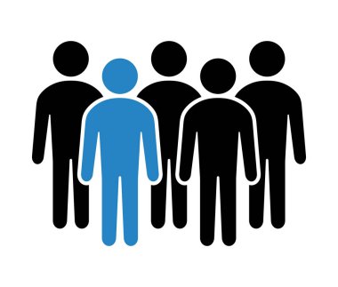 Sembol, insan ikonu. vektör dosyası.