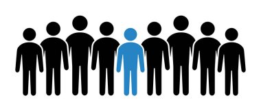 Sembol, insan ikonu. vektör dosyası.