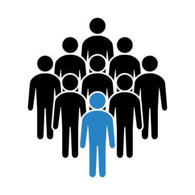 Sembol, insan ikonu. vektör dosyası.